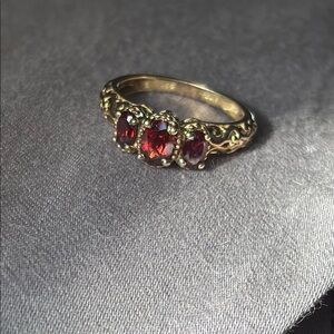 Vintage Gold plated Sterling Silver Ring
